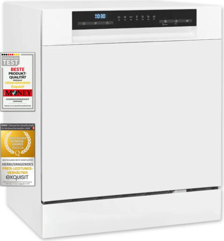 Exquisit Geschirrspüler GSP508-030D weiss Spülmaschine 55 cm