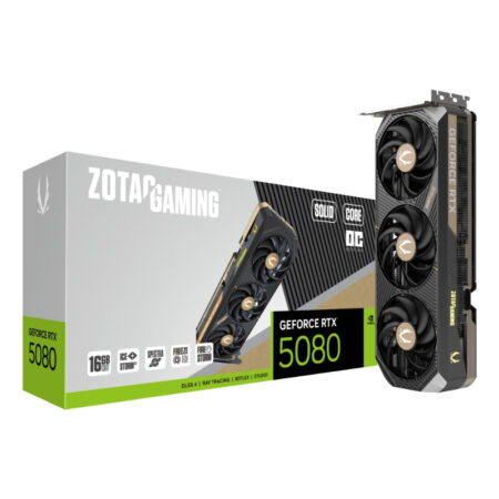 ZOTAC Gaming GeForce RTX 5080 SOLID CORE OC 16GB GDDR7 - ZT-B50800J2-10P